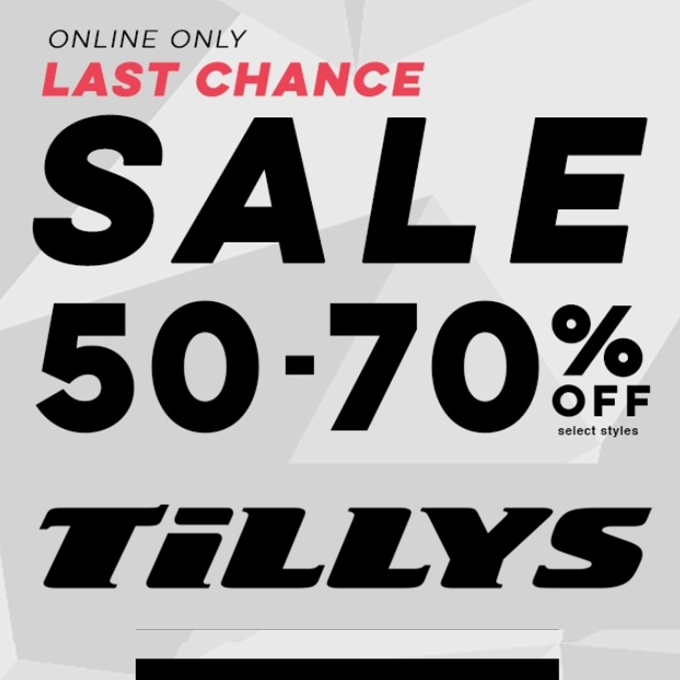 Tilly’s｜ラストチャンス！セールアイテムさらに70OFF Buy&Ship 国際転送サービス