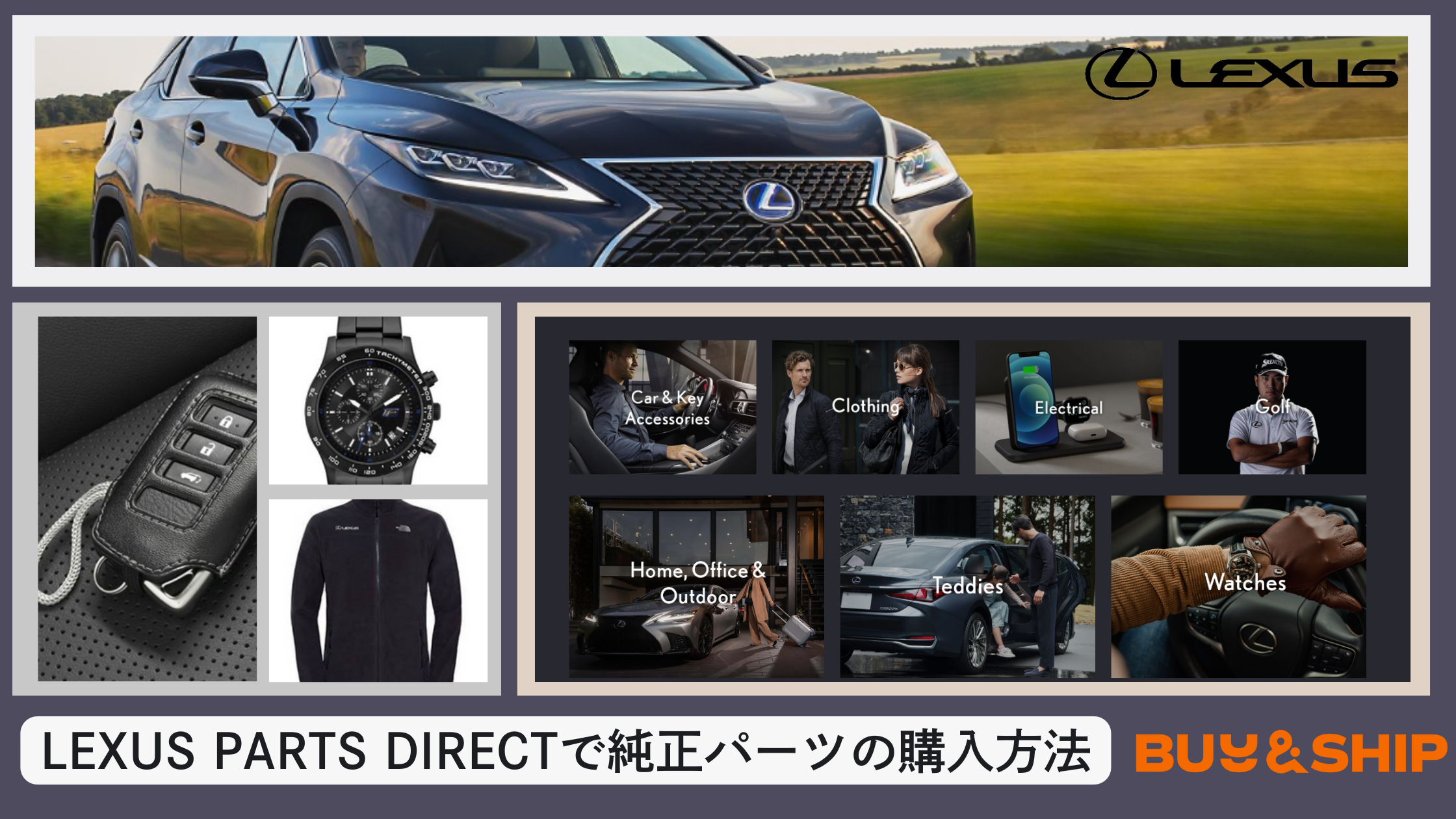 ?すべて保証品！！LEXUS PARTS DIRECTで手に入れる純正Lexusパーツ 