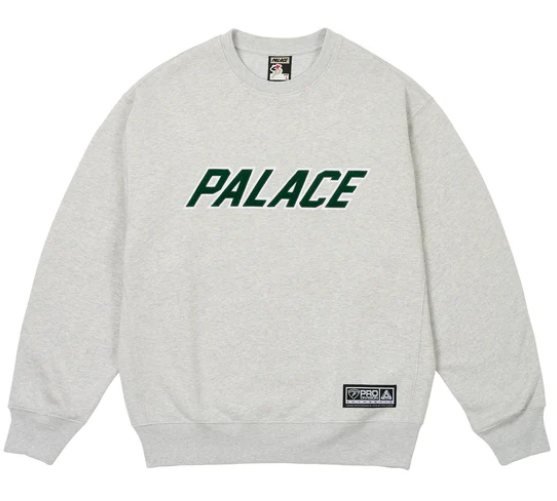 PALACE SKATEBOARDS パレス APPLIQUE TEAM CREW