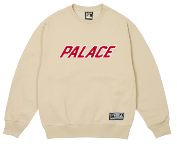PALACE SKATEBOARDS パレス APPLIQUE TEAM CREW