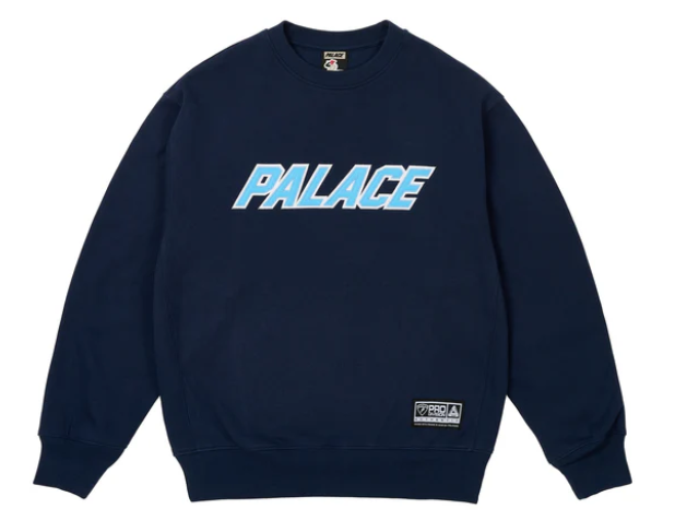 PALACE SKATEBOARDS パレス APPLIQUE TEAM CREW