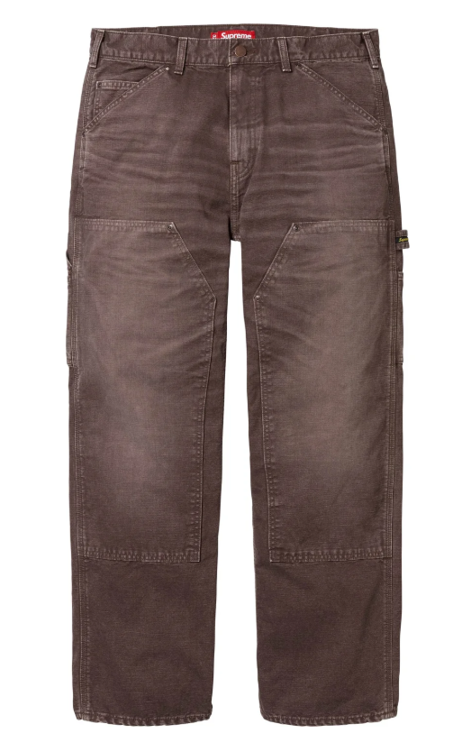 Supreme Worn Double Knee Painter Pant