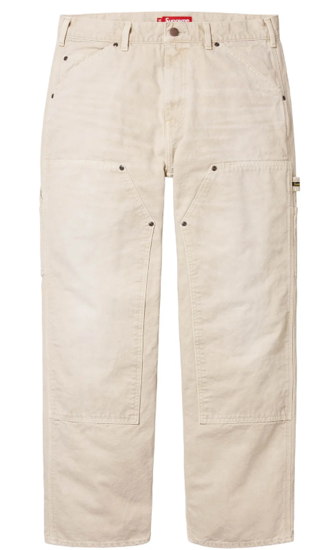 Supreme Worn Double Knee Painter Pant