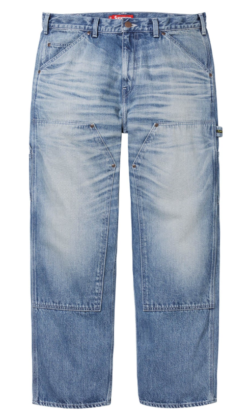 Supreme Worn Double Knee Painter Pant