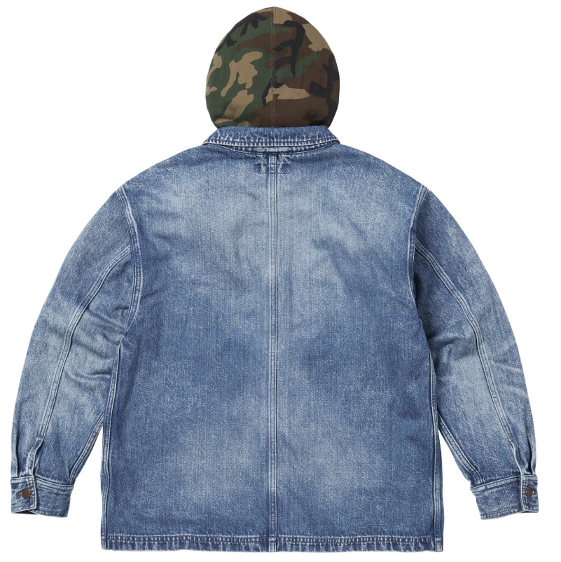 Supreme Worn Hooded Chore Coat