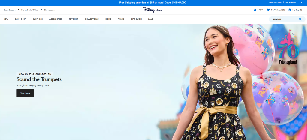 アメリカ ディズニーストア