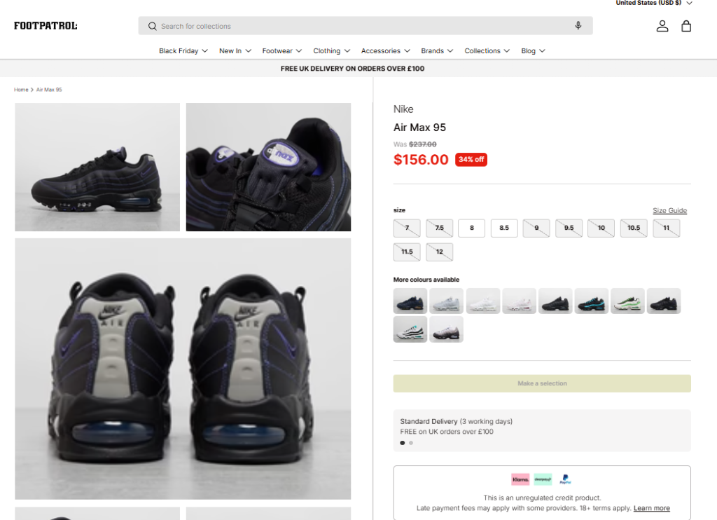 まだ間に合う!!「2025年海外ブラックフライデー スニーカーSALE速報|DTLR / FootPatrol / StockX 最新情報と日本からお得に買う方法」