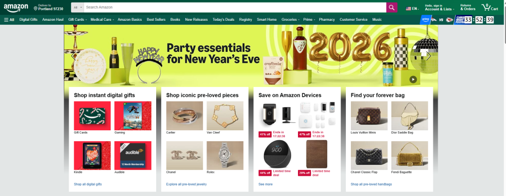 【2026年版】海外公式ショッピングサイト新年セール速報｜Disney・Amazon・Nordstrom RACKの狙い目アイテム