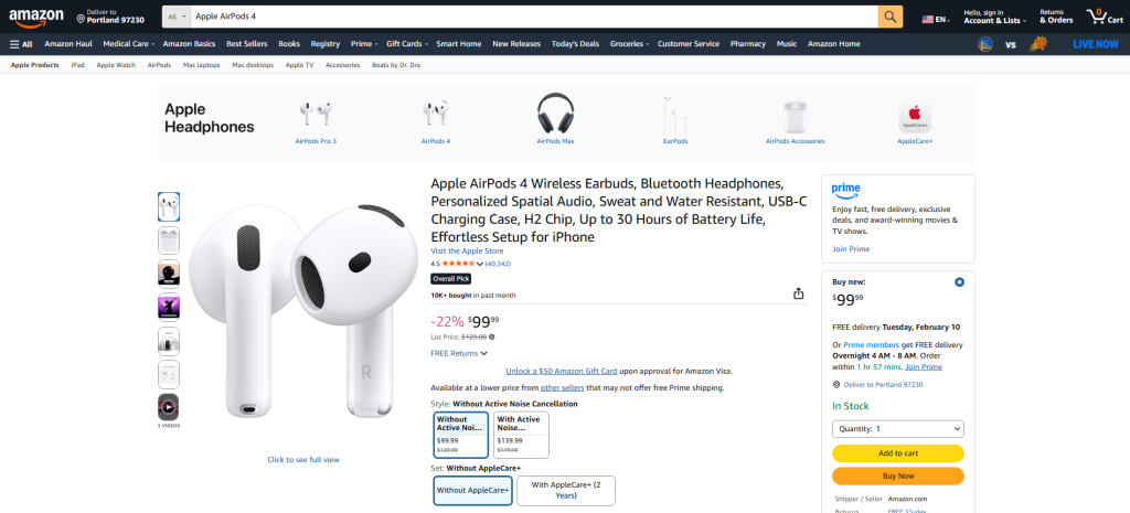 【2026年版】バレンタインは海外サイトがお得！海外通販が初めてでも安心！人気アイテムをBuy＆Shipで賢く購入,SSENSE（エッセンス）,macy’s(メイシーズ）,NORDSTROM（ノードストローム）JOMASHOP,amazon US, Apple AirPods 4