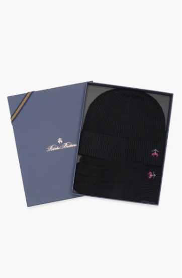 【2026年版】バレンタインは海外サイトがお得！海外通販が初めてでも安心！人気アイテムをBuy＆Shipで賢く購入,SSENSE（エッセンス）,macy’s(メイシーズ）,NORDSTROM（ノードストローム）JOMASHOP,amazon US, Brooks Brothers Wool Blend Beanie & Gloves Set