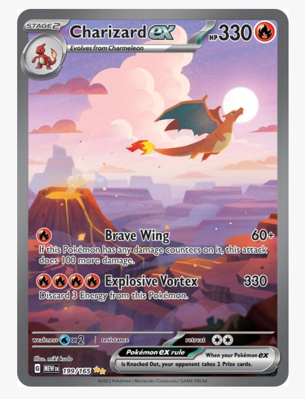 Charizard ex - 199/165 - SV: Scarlet & Violet 151 (MEW)
