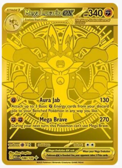 Mega Lucario ex - 188/132 - ME01: Mega Evolution (MEG)