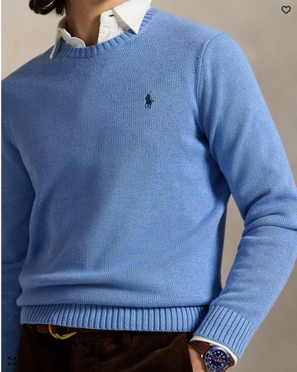 【2026年版】バレンタインは海外サイトがお得！海外通販が初めてでも安心！人気アイテムをBuy＆Shipで賢く購入,SSENSE（エッセンス）,macy’s(メイシーズ）,NORDSTROM（ノードストローム）JOMASHOP,amazon US, Polo Ralph Lauren Men's Cotton Crewneck Sweater