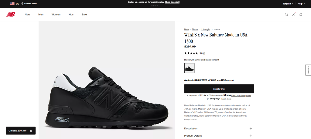 スニーカーファン必見｜日本完売モデルは海外にあった！最新コラボ＆お得な購入ルート公開 Nike SNKRS New Balance WTAPS  JJJJound 