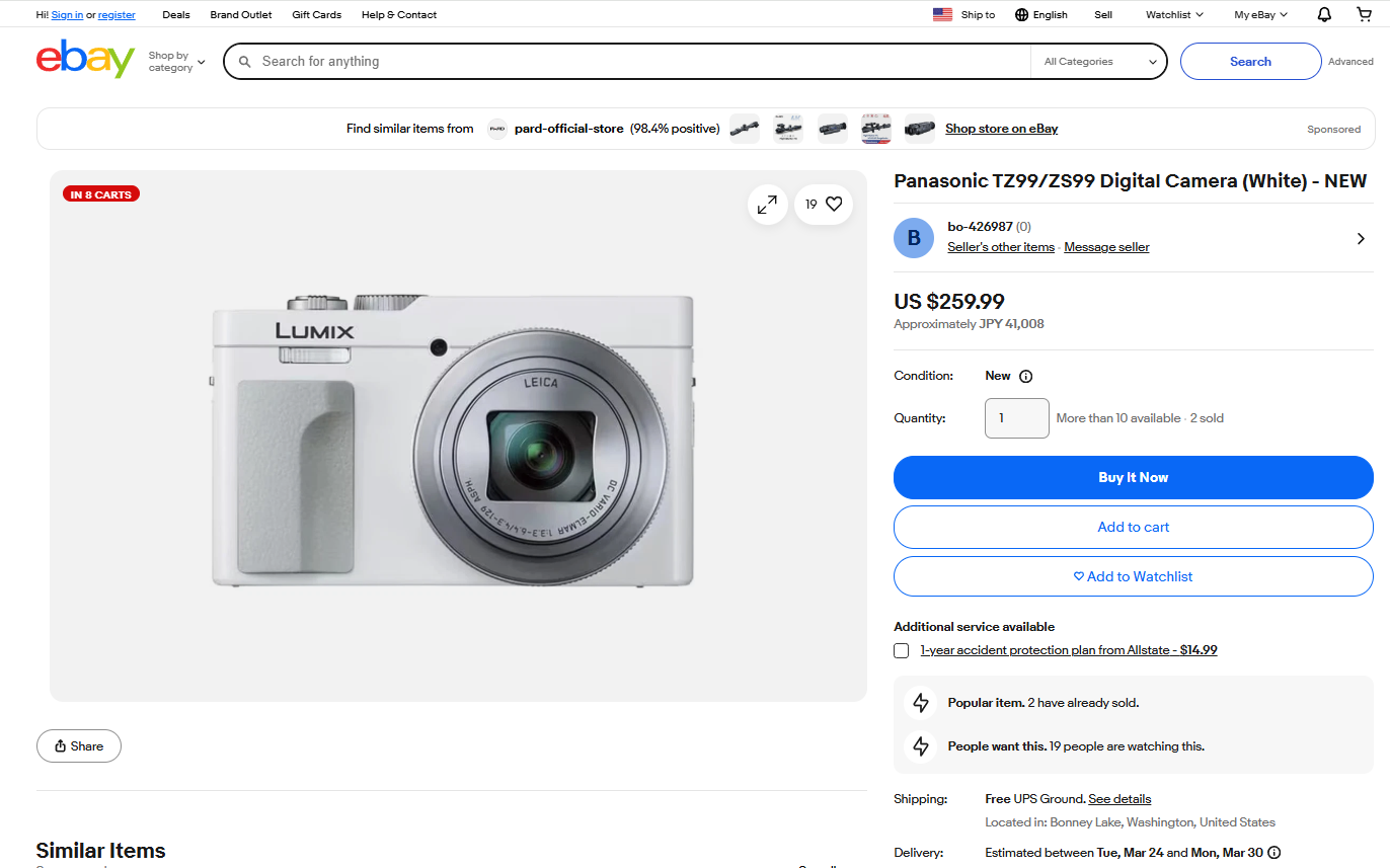 Panasonic - LUMIX TZ99