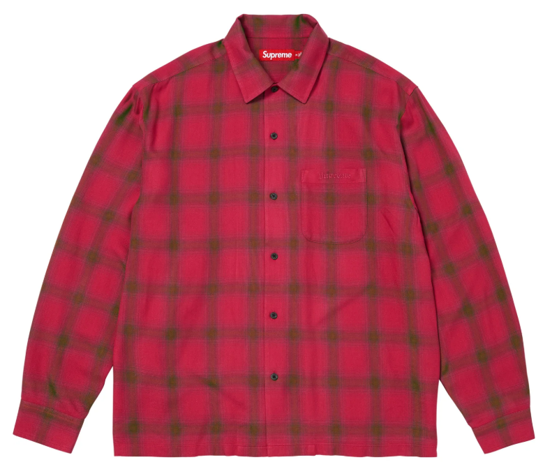 Shadow Plaid Rayon Shirt