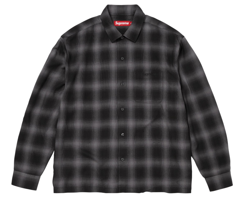  Shadow Plaid Rayon Shirt
