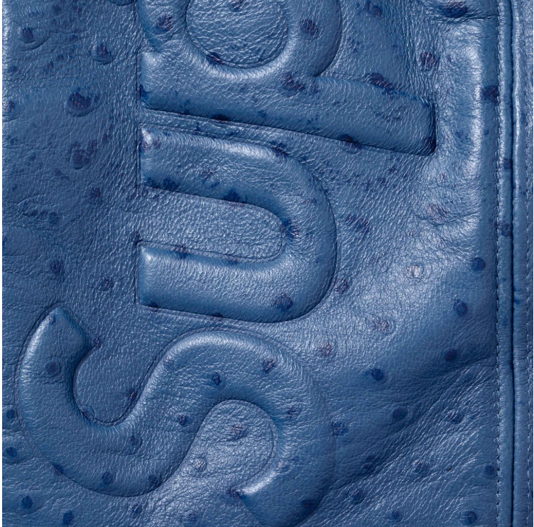 GORE-TEX Ostrich Ebossed Leather Jacket