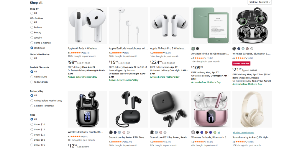 Amazon（US Amazon）