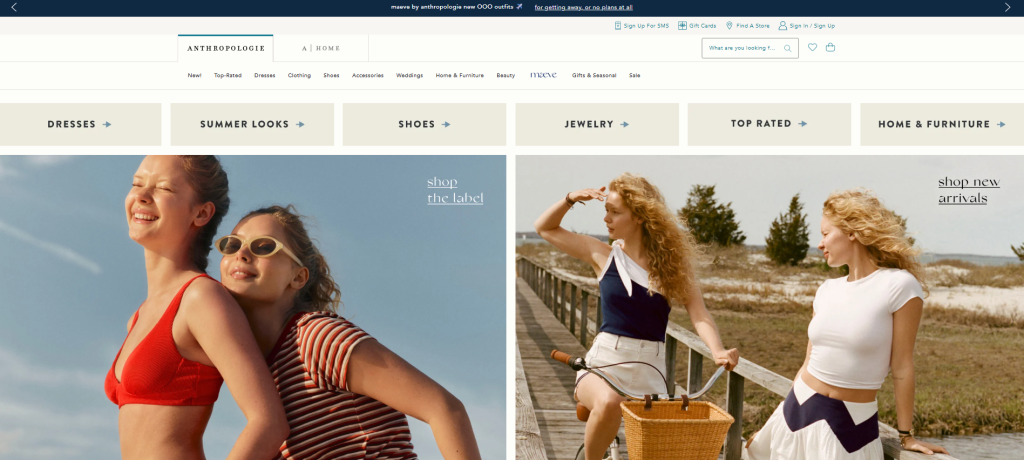 Anthropologie(アメリカ)