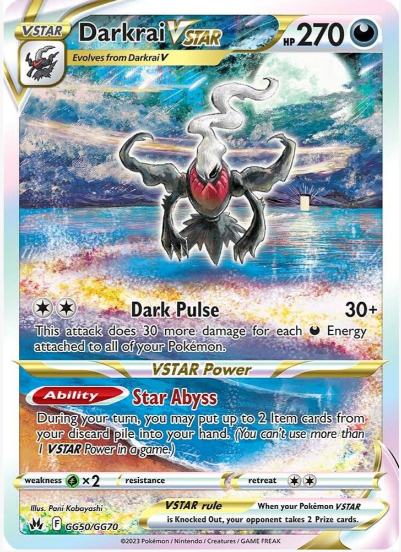 Darkrai VSTAR - SWSH: Crown Zenith: Galarian Gallery (CRZ:GG)
