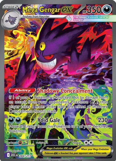 Mega Gengar ex - 284/217 - ME: Ascended Heroes (ASC)