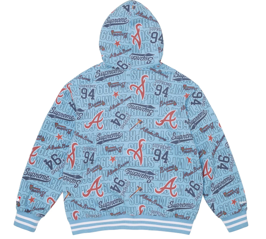 Supreme®/Mitchell & Ness® Teams Zip Up Hooded Swetashirt