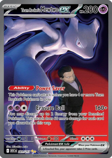 Team Rocket's Mewtwo ex - 281/217 - ME: Ascended Heroes (ASC)