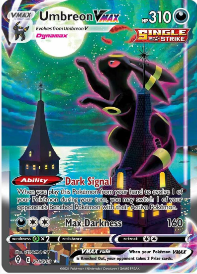  Umbreon VMAX (Alternate Art Secret) - SWSH07: Evolving Skies (SWSH07)