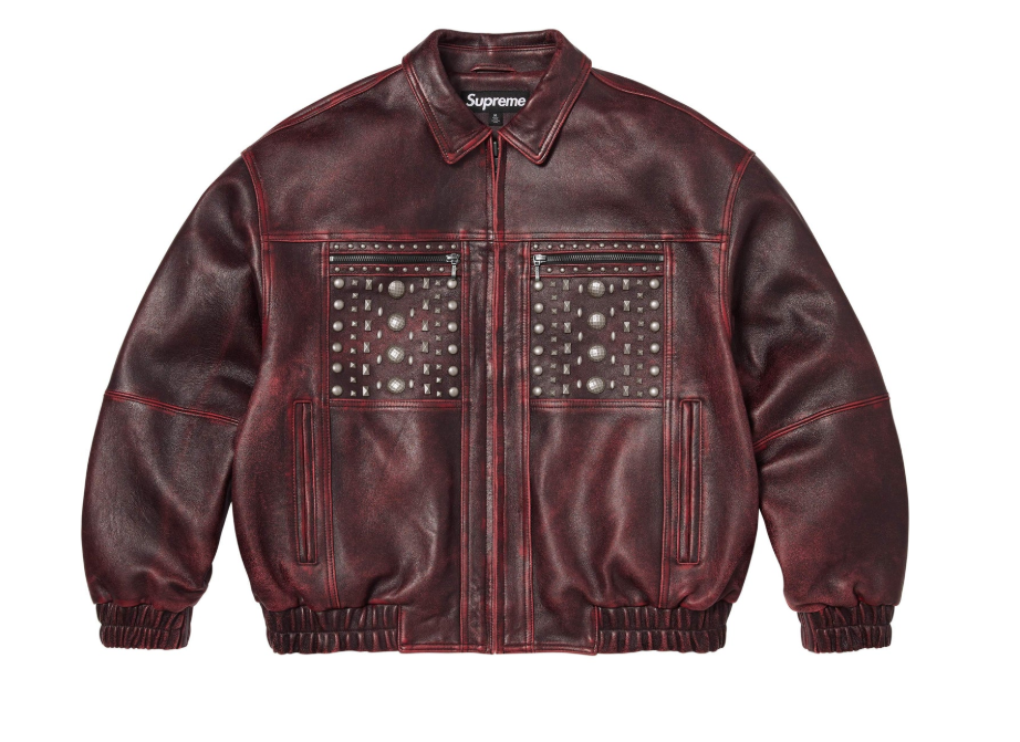 Supreme Multi Studded Leather Jacket