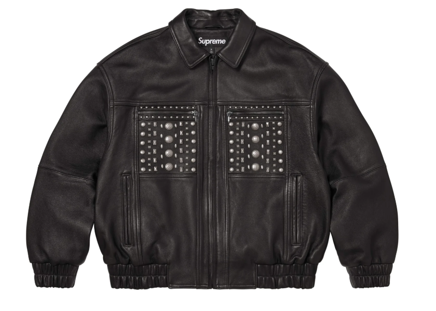 Supreme Multi Studded Leather Jacket
