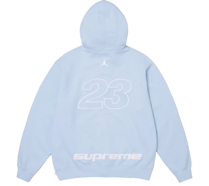 Supreme® /Jordan® Zip Up Hooded Sweatshirt