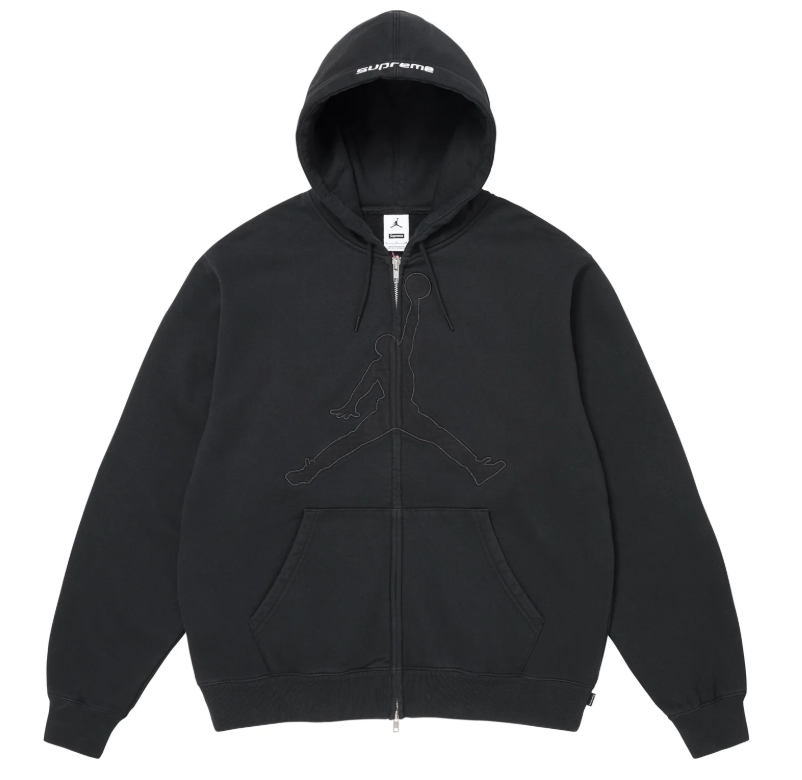 Supreme® /Jordan® Zip Up Hooded Sweatshirt