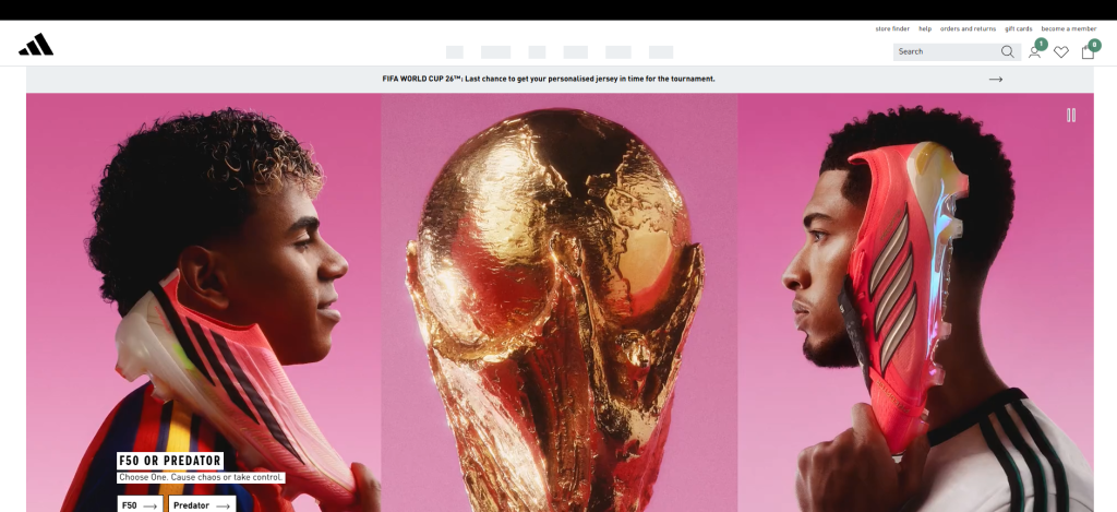adidas UK（イギリス公式）