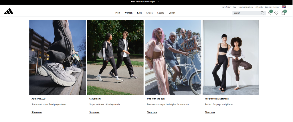 adidas UK（イギリス公式）