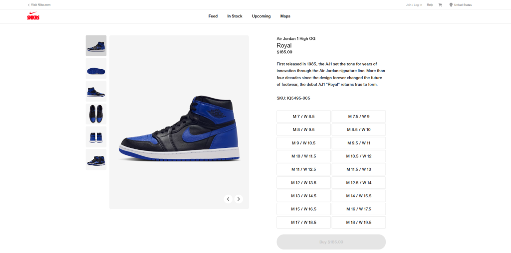 Air Jordan 1 High OG Royal